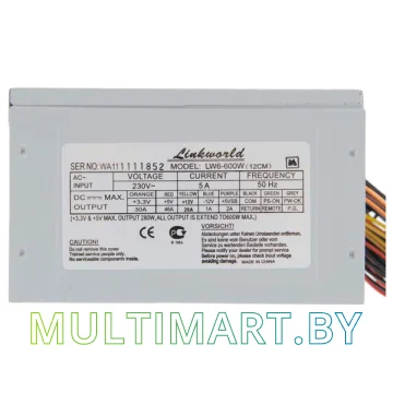 Блок питания Linkworld LW6-600W картинка 3